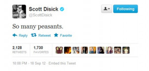 Scott Disick Quotes About Peasants