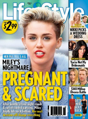 Miley Cyrus Pregnant and Scared – Rep Says No – Justin Bieber Says ...