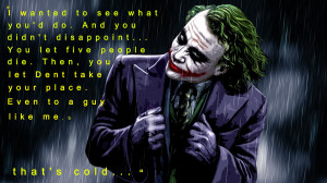 Joker quote from the Dark Knight by MadRicanStudios