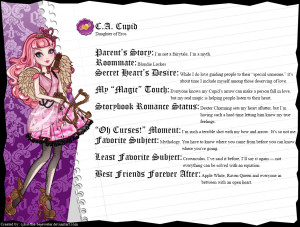Ever After High - C. A. Cupid's Full Bio v2 by cjlou-the-bejeweler