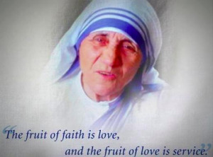 The fruit of love is service