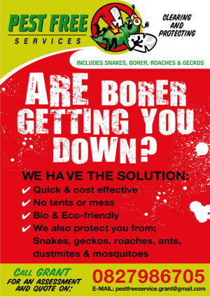 Get multiple free quotes for Pest control in Durban: