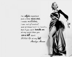 ... my best. Marilyn Monroe Vinyl wall art Inspirational quotes and saying