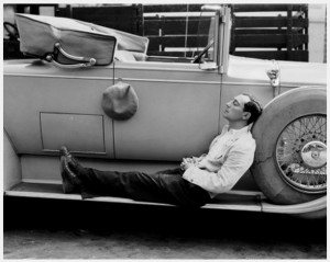 Buster Keaton and His Convertible