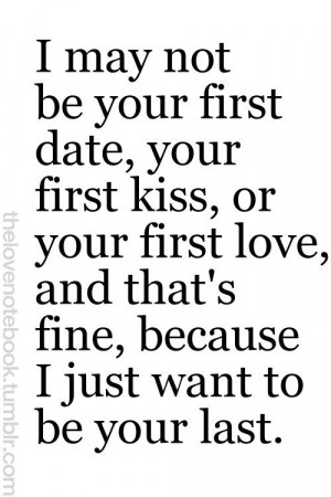 your my first love quotes