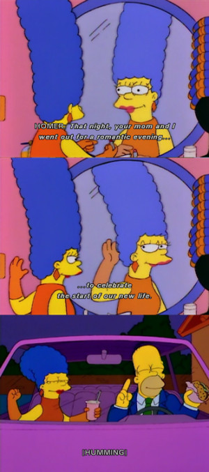 Marge and Homer Simpson Quotes