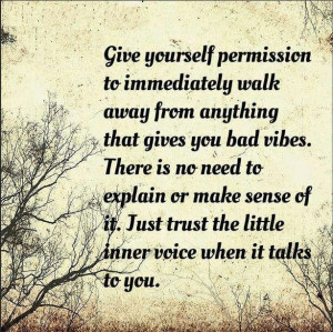 Give yourself permission....