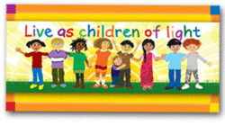 Live as children of light - a colourful, laminated bookmark for ...