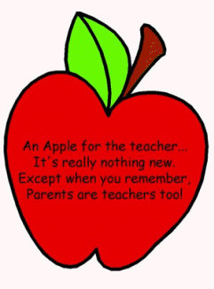 Thank You Poem For Teachers From Parents Apple for the parent poem