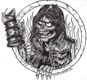 CLEVELAND THRASH METAL BAND SOULLESS in MR. JAMES BULLOCH's artwork by ...