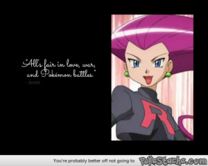 Pokemon Quotes Awesome jessie quote.