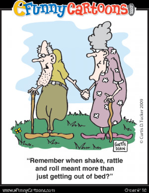 funny old people cartoons