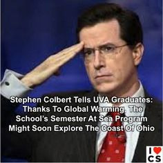 Stephen Colbert gives University of Virginia graduates advice on ...