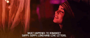 ... to romance sappy soppy long-hand love letters - Beastly (2011