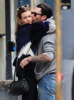 Adam Levine And Behati Prinsloo| Love Is In The Air: 21 Couples Who've ...