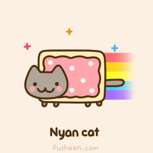 ... pusheen best friends cat kitty nyan cat gif pusheen cat nyancat cat