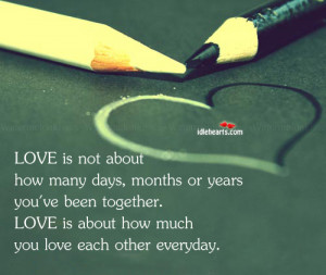 Love Is How Much You Love Each Other