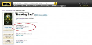 Breaking Bad quote