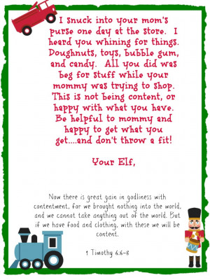 Elf on the Shelf Printables that Instill Good Habits {With Bible ...