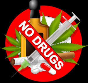 No Drugs, Sign, Healthy, Forbidden, Drugs, Cannabis