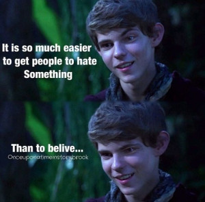 Peter Pan from once upon a time