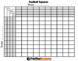 Football Squares with Quarter Lines
