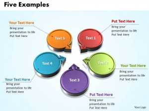 five_examples_with_circles_and_arrows_pointing_inwards_powerpoint ...