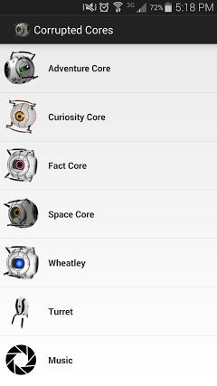 Portal 2 Cores Soundboard Screenshot 1