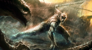Riddick 2013 Movie Rule the Dark Vin Diesel Widescreen Fighting Alien ...