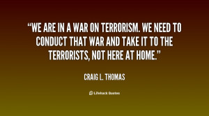 Quotes About War On Terrorism