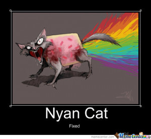 Poptart Cat Meme, Meme Of Love At First Zombie, Poptart, Rainbow, Cat ...