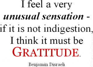 Funny Thank You Quotes Benjamin Disraeli