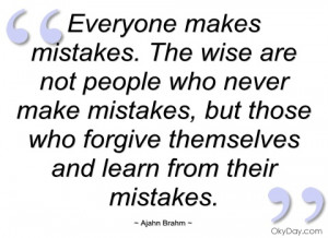 everyone makes mistakes ajahn brahm