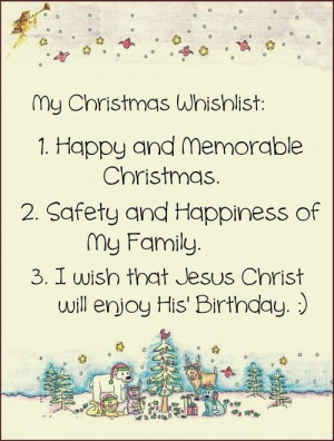 Meaningful quotes my christmas whislist