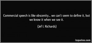 like obscenity... we can't seem to define it, but we know it when we ...