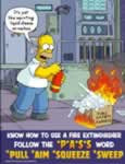 Fire Extinguisher Safety Poster,Funny Fire Safety Poster