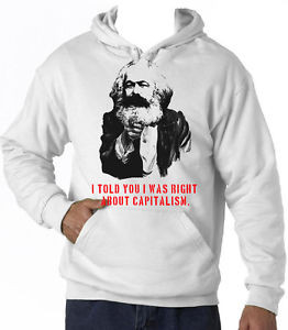 Detalles de KARL MARX CAPITALISM QUOTE AMAZING GRAPHIC HOODIE TSHIRT ...
