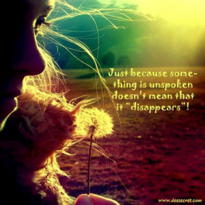 Disappears quote with picture