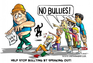 Stop Bullying Cartoon Speak Up