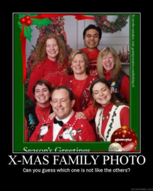 STRANGE FAMILY CHRISTMAS CARD