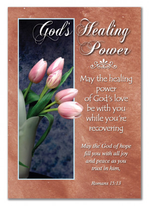 ... Well Cards - God's Healing Power - With Christian Wording & Bible