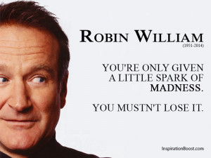 Robin William Spark of Madness Quotes