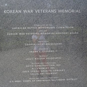 War Veterans Memorial - Washington, DC, United States. The Korean War ...