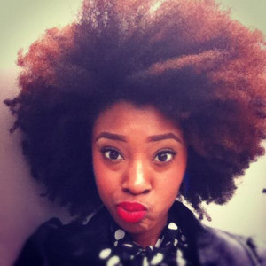 Purple Afro Natural Hair Challenges with our hair,