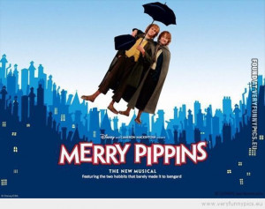 Funny Picture - Merry Pippins the hobbits
