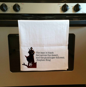 Tea Towel Stephen King The Gunslinger Quote