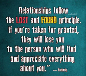Relationship Follow The Lost