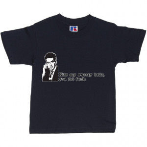 Malcolm Tucker Sweaty Balls Quote Navy Blue Kids' T-Shirt. The best ...