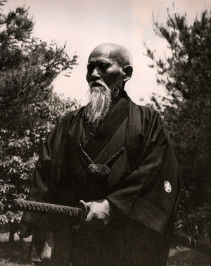 Morihei Ueshiba, founder of the Japanese martial art of aikidoAikido ...