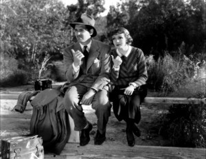 It Happened One Night... Claudette Colbert and Clark Gable